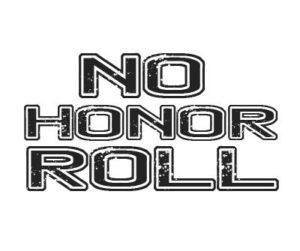 Font License for No Honor Roll